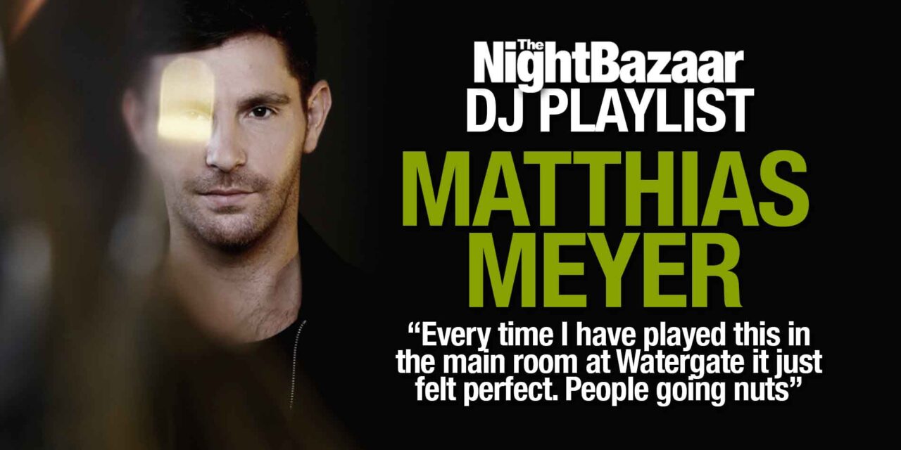 <span class="entry-title-primary">Matthias Meyer: “Every time I have played this in the main room at Watergate it just felt perfect. People going nuts”</span> <span class="entry-subtitle">The Watergate resident talks through a playlist of tried and tested favourites at the Berlin night spot including his new track Sweet Ease</span>
