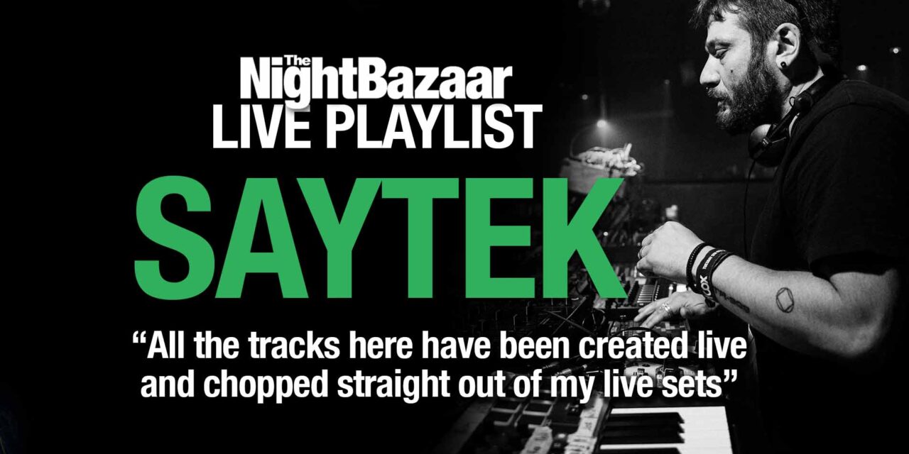 <span class="entry-title-primary">Saytek: “All the tracks here have been created live and chopped straight out of my live sets”</span> <span class="entry-subtitle">Joseph Keevill selected ten of his favourite Saytek productions for us ahead of taking up the invitation to perform live techno for Carl Cox on the White Isle earlier this month</span>