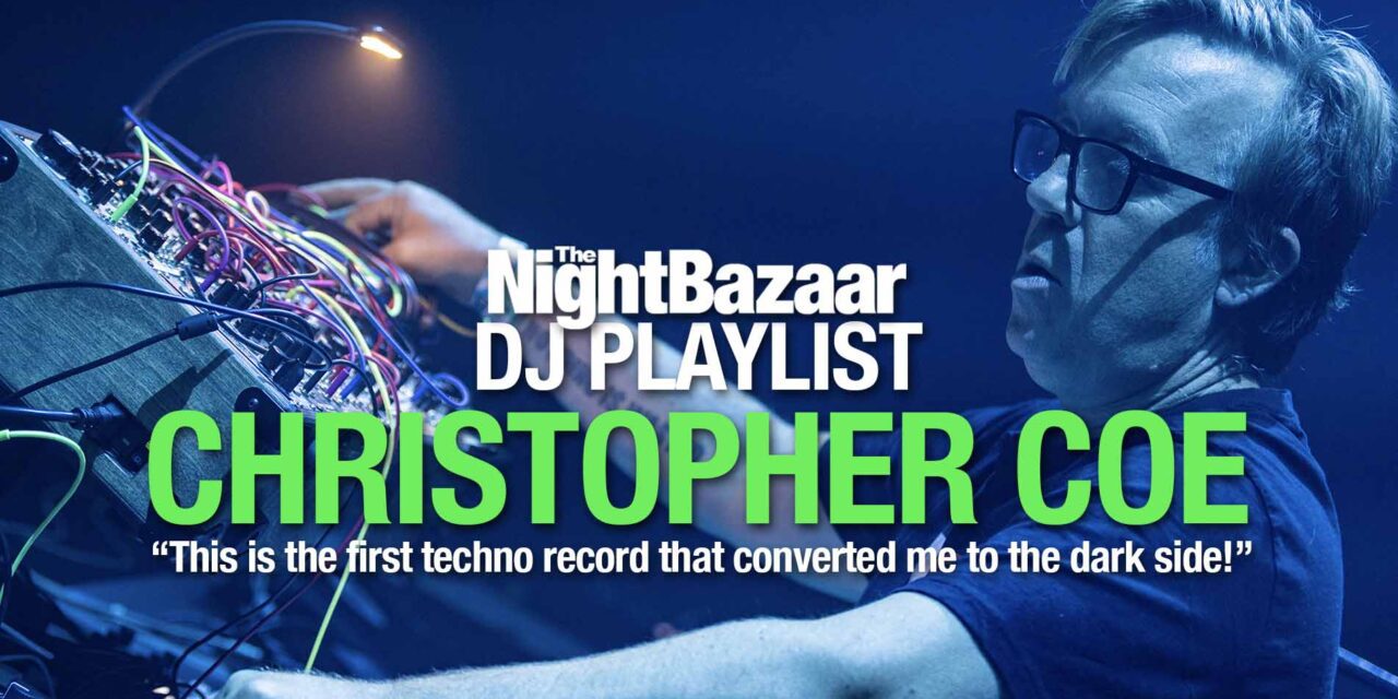 <span class="entry-title-primary">Christopher Coe: “This is the first techno record that converted me to the dark side!”</span> <span class="entry-subtitle">The Awesome Soundwave co-founder alongside dance music icon Carl Cox talks us through music by some of his favourite live electronic music artists</span>