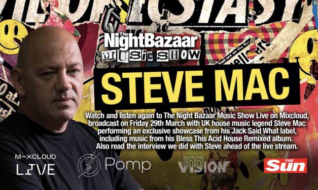 <span class="entry-title-primary">Steve Mac delivered an amazing Jack Said What showcase to The Night Bazaar Music Show Live on Mixcloud on 29/03/24</span> <span class="entry-subtitle">To mark the release of the remix album of his acclaimed Bless This Acid House long player, the UK house music legend paid a visit to our secret speak easy to kick-start your weekend</span>