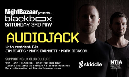 <span class="entry-title-primary">The Night Bazaar announces a new collaboration and monthly club residency at Blackbox nightclub in Hastings</span> <span class="entry-subtitle">The Night Bazaar presents... BLACKBOX launches with Audiojack on 3rd May supported by resident DJs, Jim Rivers, Mark Gwinnett and Mark Dickson</span>