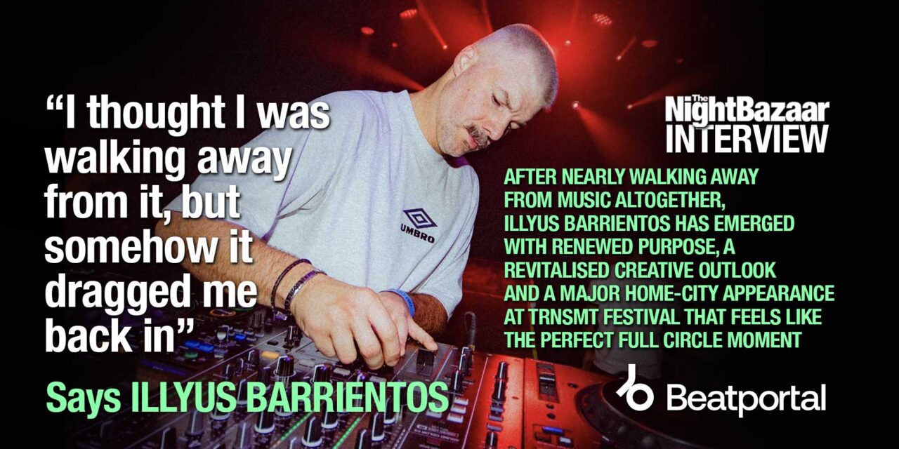 <span class="entry-title-primary">Illyus Barrientos on reinvention, Glasgow and a TRNSMT homecoming</span> <span class="entry-subtitle">After nearly walking away from music altogether, Illyus Barrientos has emerged with renewed purpose, a revitalised creative outlook and a major home-city appearance at TRNSMT Festival that feels like the perfect full-circle moment</span>