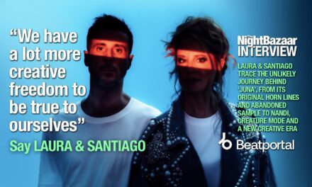 <span class="entry-title-primary">Laura & Santiago on reinvention, Creature Mode and the long road to new single ‘Juna’</span> <span class="entry-subtitle">Laura & Santiago trace the unlikely journey behind ‘Juna’, from its original horn lines and abandoned sample to NANDI, Creature Mode and a new creative era</span>